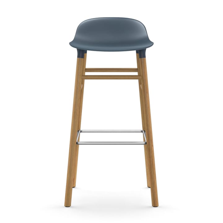 Form barstool oak legs, Blue Normann Copenhagen