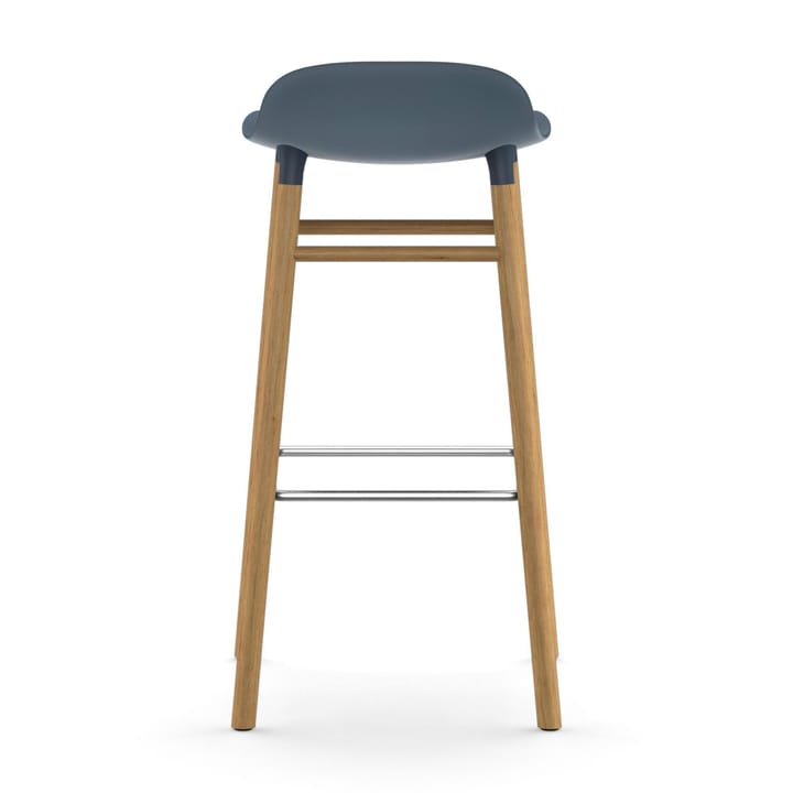 Form barstool oak legs, Blue Normann Copenhagen