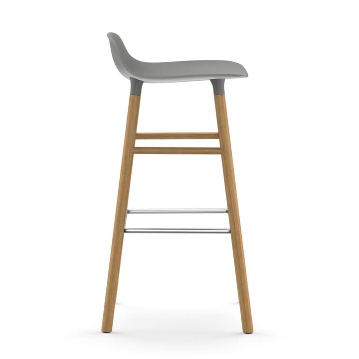 Form barstool oak legs, Grey Normann Copenhagen