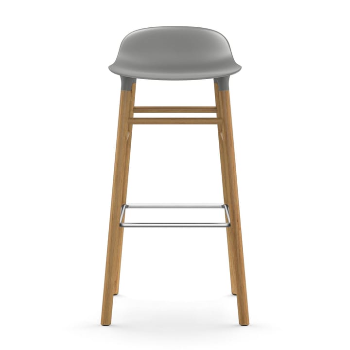 Form barstool oak legs, Grey Normann Copenhagen