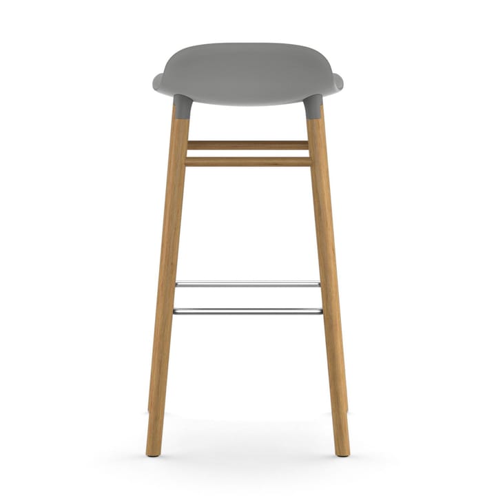 Form barstool oak legs, Grey Normann Copenhagen