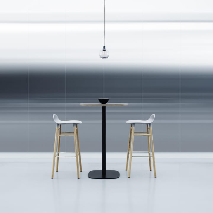 Form barstool oak legs, Grey Normann Copenhagen