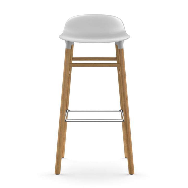 Form barstool oak legs, White Normann Copenhagen