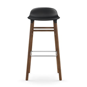 Form barstool walnut legs 75 cm - Black - Normann Copenhagen