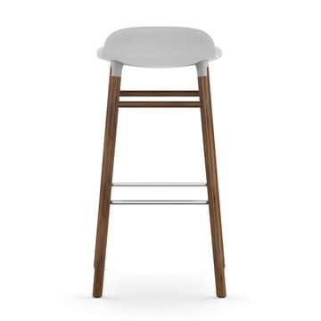 Form barstool walnut legs 75 cm - White - Normann Copenhagen