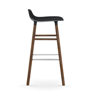 Form barstool walnut legs - Black - Normann Copenhagen