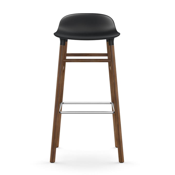 Form barstool walnut legs, Black Normann Copenhagen