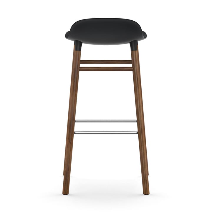 Form barstool walnut legs, Black Normann Copenhagen