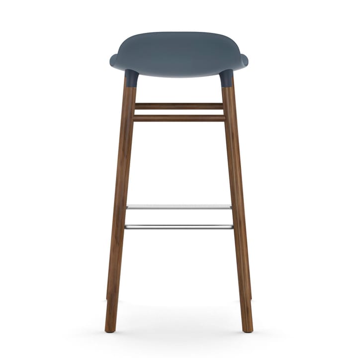 Form barstool walnut legs, Blue Normann Copenhagen