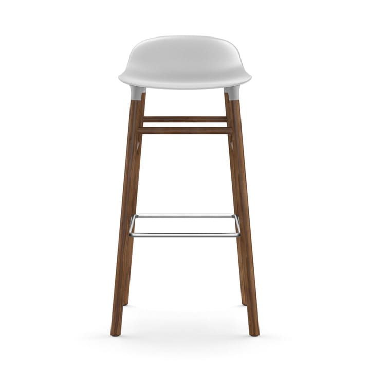 Form barstool walnut legs, White Normann Copenhagen