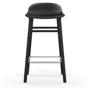 Form Chair barstool varnished oak legs 65 cm - Black - Normann Copenhagen