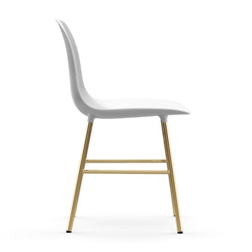 Form chair leg - brass - White - Normann Copenhagen