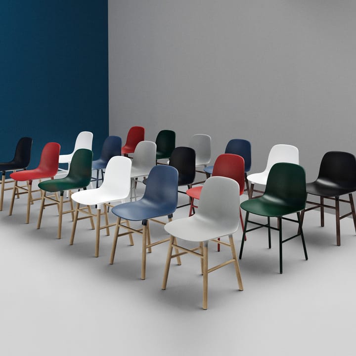 Form Chair, Red, oak legs Normann Copenhagen