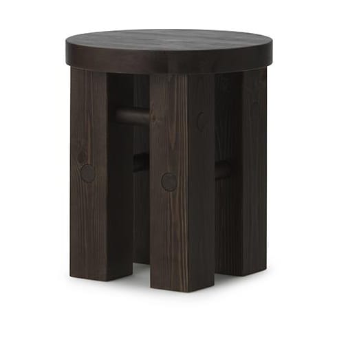 Fyr stool 45 cm - Dark brown - Normann Copenhagen