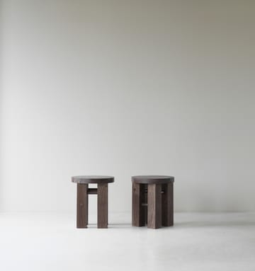 Fyr stool 45 cm - Dark brown - Normann Copenhagen