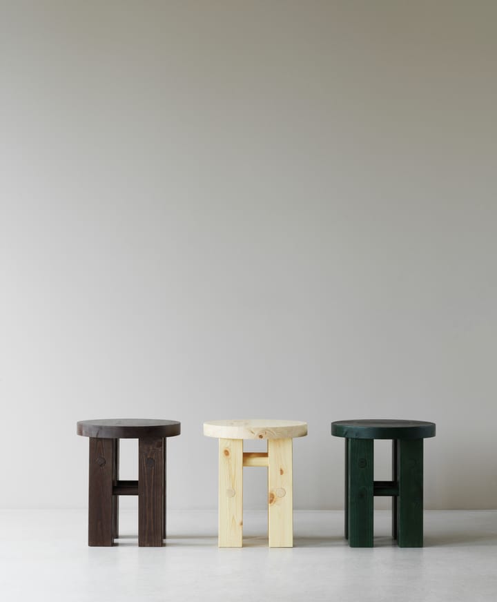 Fyr stool 45 cm, Dark brown Normann Copenhagen