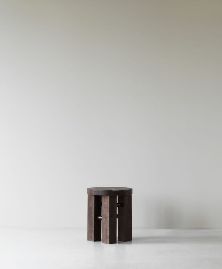 Fyr stool 45 cm, Dark brown Normann Copenhagen