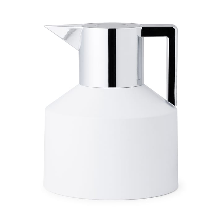 Geo vacuum jug - white-silver - Normann Copenhagen