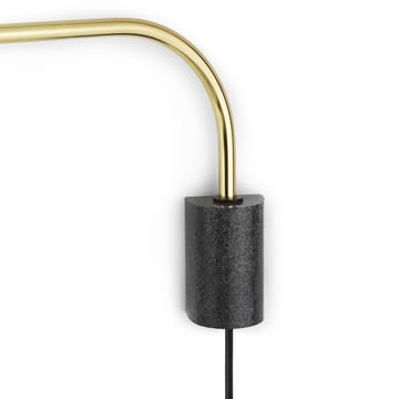 Grant wall lamp - Black, large- steel, granite - Normann Copenhagen