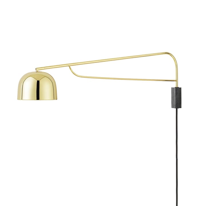 Grant wall lamp, Brass, large- steel, granite Normann Copenhagen