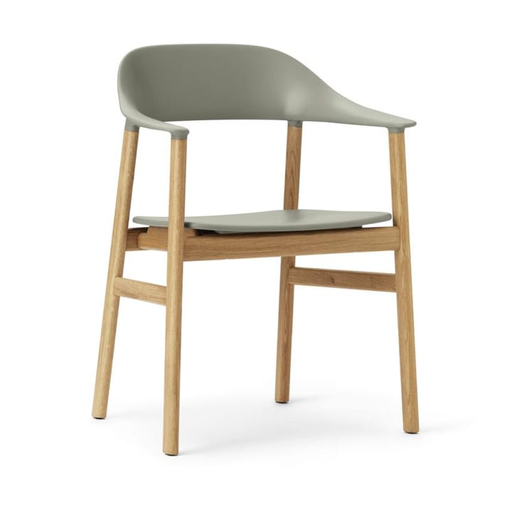 Herit armchair oak - Dusty Green - Normann Copenhagen