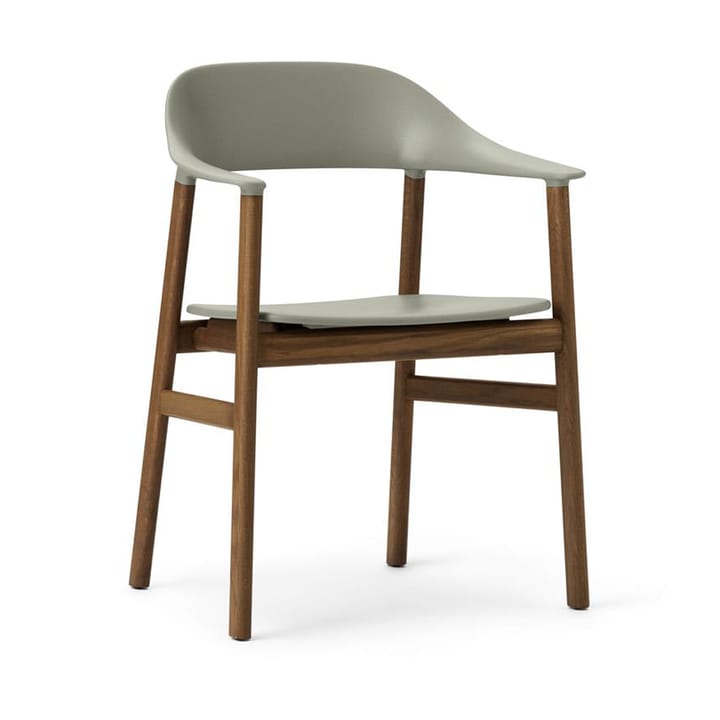 Herit armchair smoked oak - Dusty Green - Normann Copenhagen