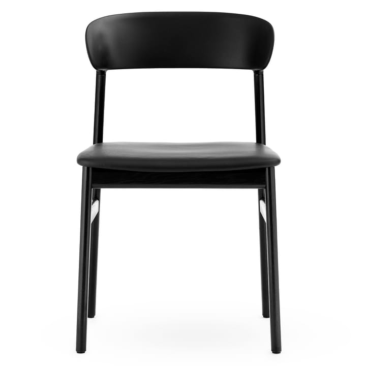 Herit chair leather-black oak, black Normann Copenhagen