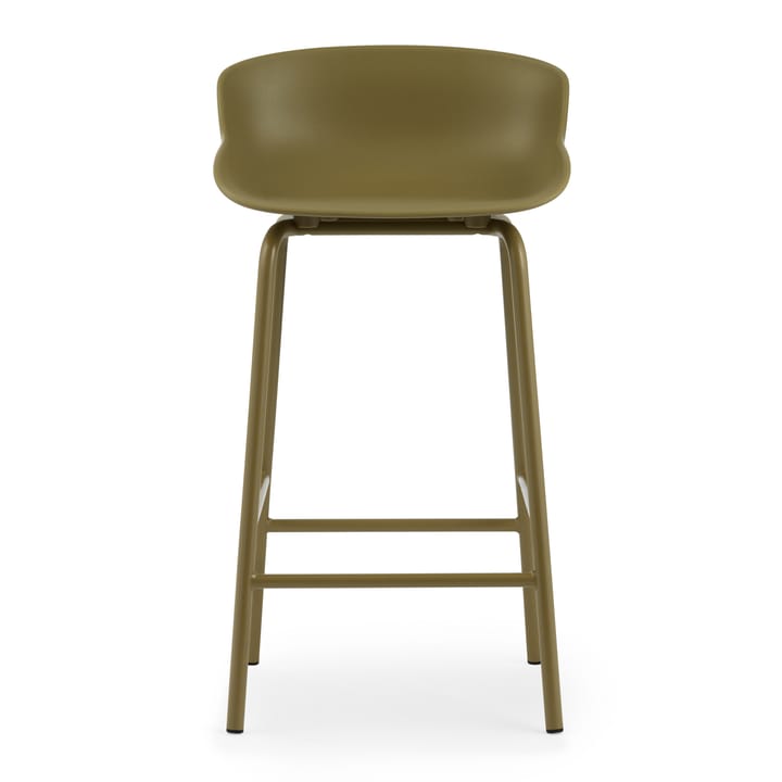 Hyg barstool metal legs 65 cm, Olive green Normann Copenhagen