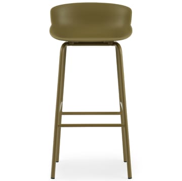 Hyg barstool metal legs 75 cm - Olive-green - Normann Copenhagen