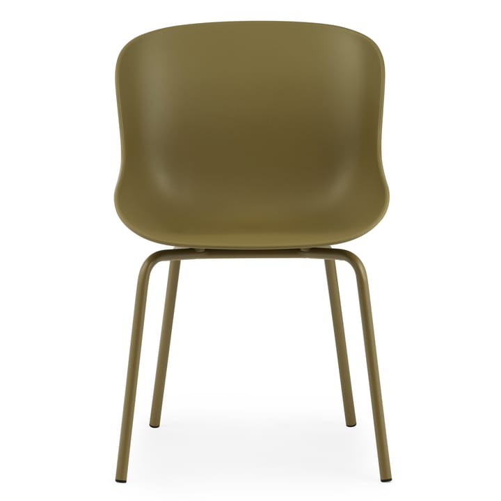 Hyg chair metal legs, Olive green Normann Copenhagen