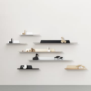 Jet shelf - Black, aluminium, 160 cm - Normann Copenhagen