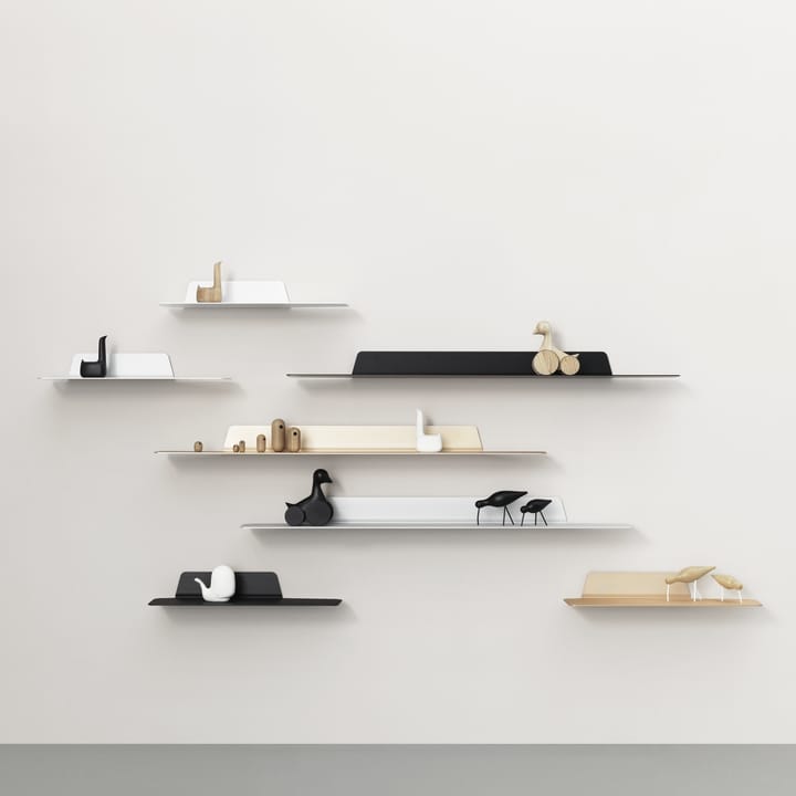 Jet shelf, Black, aluminium, 160 cm Normann Copenhagen