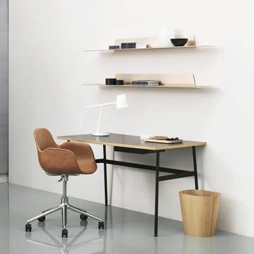 Jet shelf - Black, aluminium, 160 cm - Normann Copenhagen