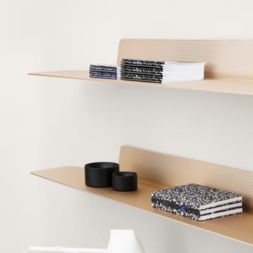 Jet shelf - Black, aluminium, 160 cm - Normann Copenhagen