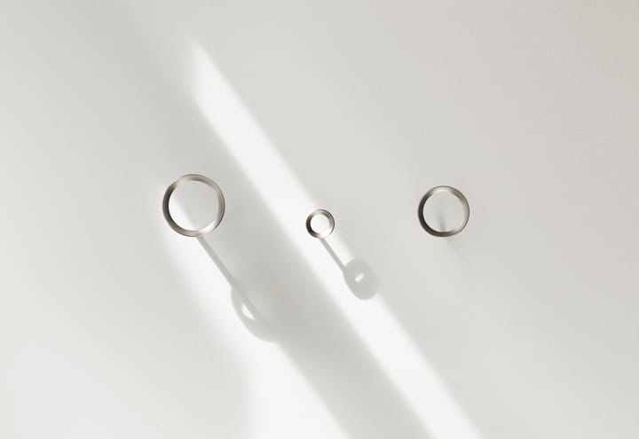 Loop hook large Ø9.4 cm, Brushed Zinc Normann Copenhagen