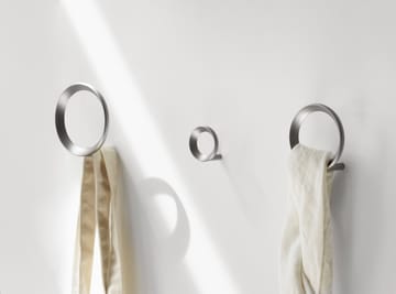 Loop hook small Ø4.4 cm - Brushed Zinc - Normann Copenhagen