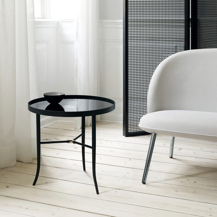 Lug table Ø50 cm, black Normann Copenhagen