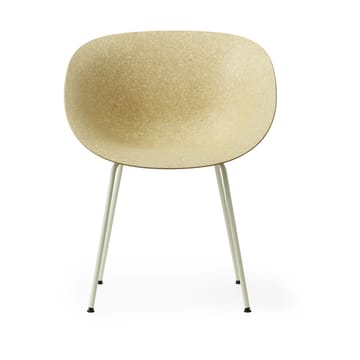 Mat Armchair - Hemp-cream steel - Normann Copenhagen