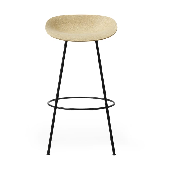 Mat Barstool 65 cm, Hemp-black steel Normann Copenhagen