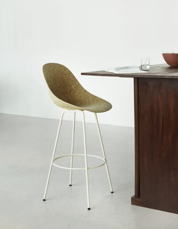 Mat Barstool 65 cm - Seaweed-cream steel - Normann Copenhagen