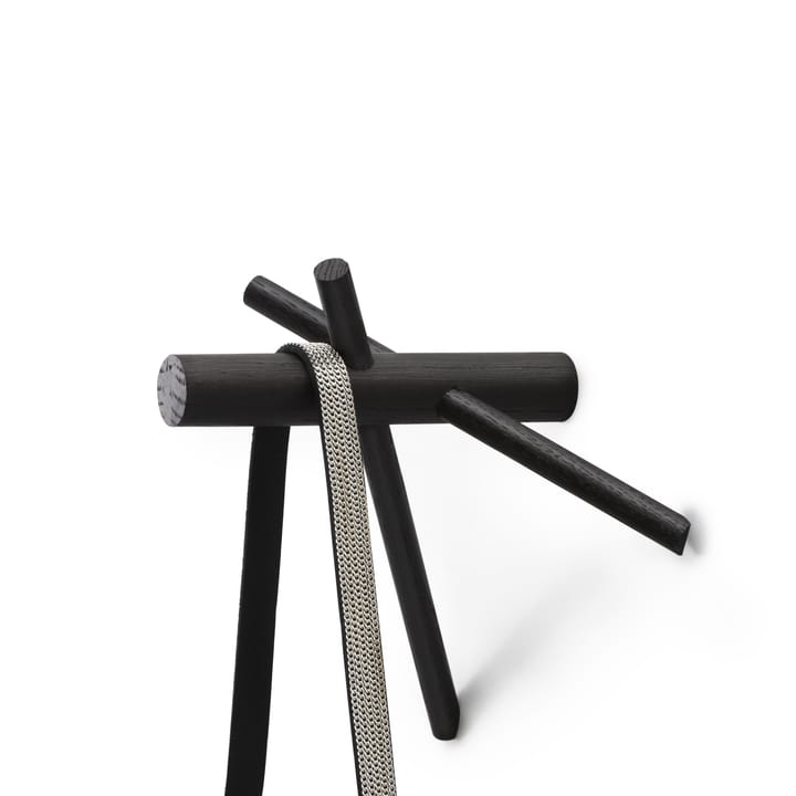 Normann Sticks hanger, black 2-pack Normann Copenhagen