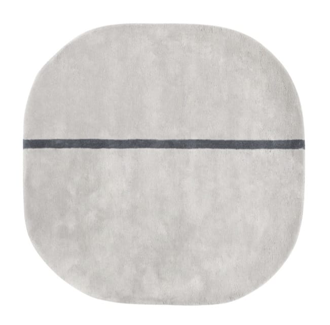 Oona rug 140x140 cm, Grey Normann Copenhagen