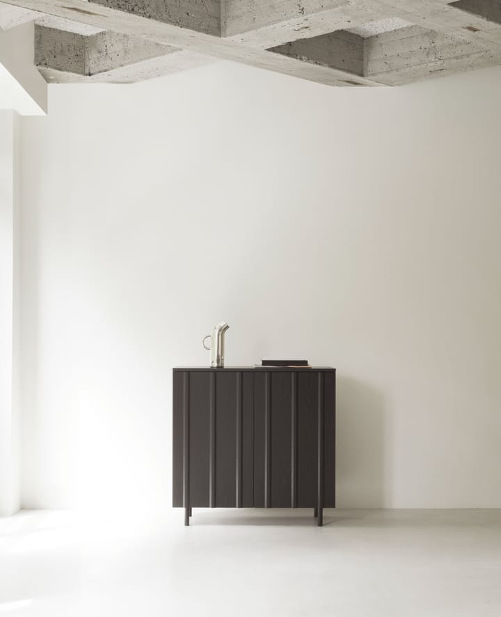 Rib cabinet 96x98.5 cm, Soft Black Normann Copenhagen
