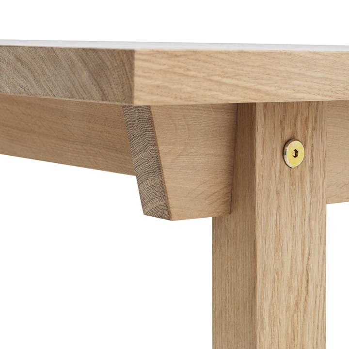 Slice dining table, Oak soap. 3-disks Normann Copenhagen