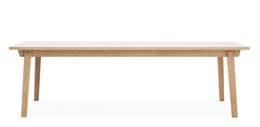 Normann Copenhagen Slice table 90x250 cm Oak