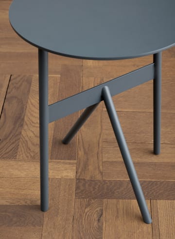 Stock Table side table Ø37 cm H:46 cm - Steel blue - Normann Copenhagen