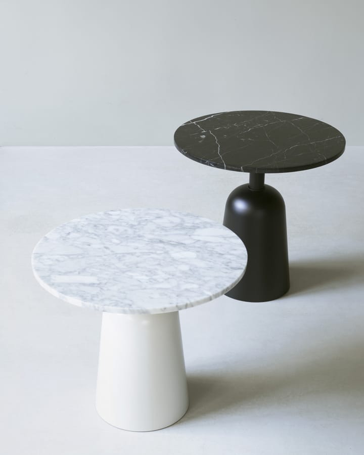 Turn adjustable table Ø55 cm, Black marble Normann Copenhagen