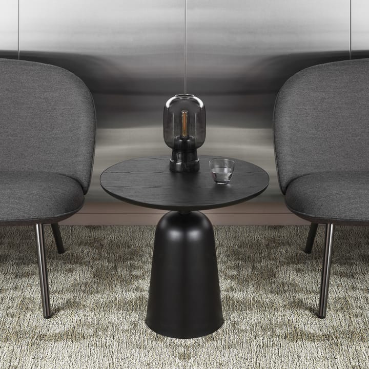 Turn adjustable table Ø55 cm, black Normann Copenhagen