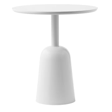 Turn adjustable table Ø55 cm - warm grey - Normann Copenhagen