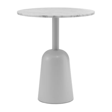 Turn adjustable table Ø55 cm - White marble - Normann Copenhagen